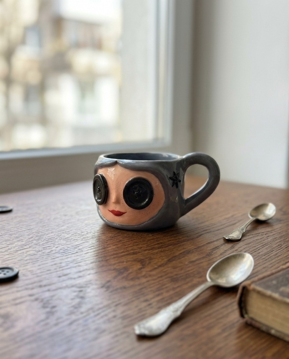Caneca Decorativa Coraline